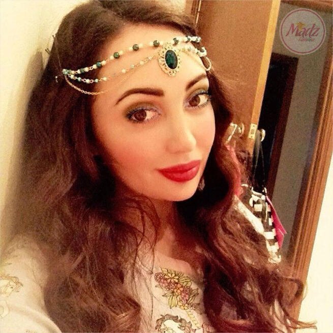 Gold and Silver Headpiece , crystal headwear , Bella , head tiara , bridal hair accessories , prom hair jewels , indian hair jewelry