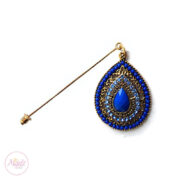Madiha – BeautyDosage – Hijab Pin (LR) – Blue