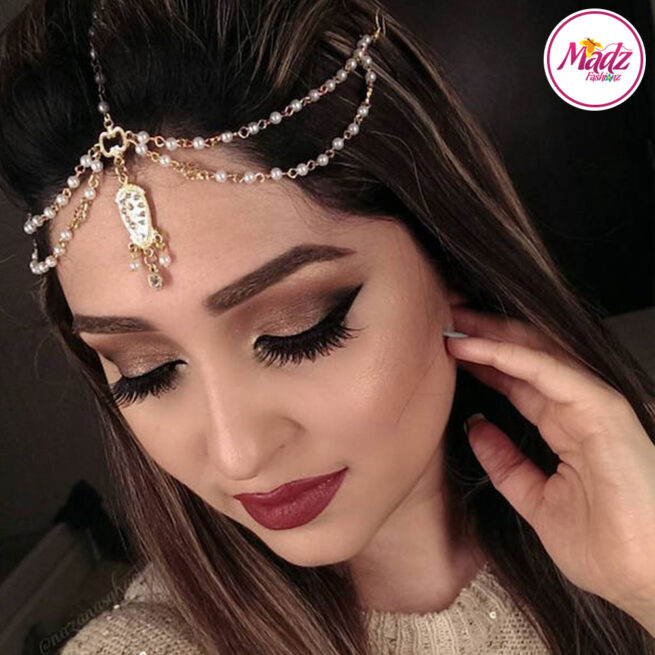 Madz Fashionz UK: Nazan Asghar Pearl Drop Headpiece Bollywood Indian Deepika