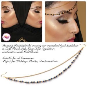 RBLOOK01 – RBEAUTYLOOKS (Navy Blue Gold)