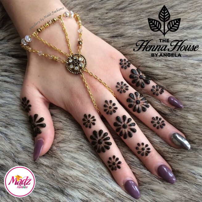 Madz Fashionz UK: Hennabyang Kundan Bridal Hand Chain, Bracelet