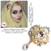 Madz Fashionz UK: Makeupsarang93 Elegant Brooch Hijab Pin Gold White