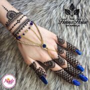 Hennabyang Panjas Hand Jewellery Cuff Bracelet - MadZ FashionZ UK
