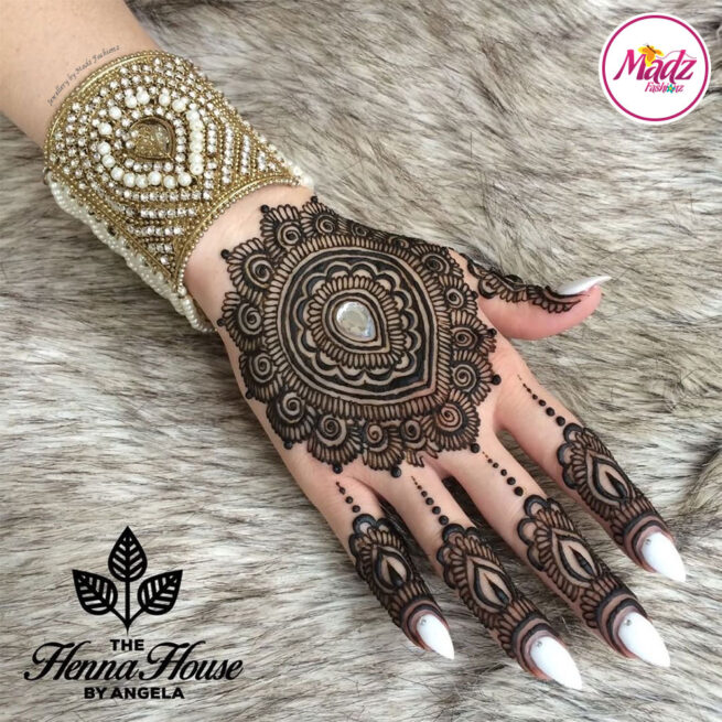 Madz Fashionz UK: Hennabyang Pearled Cuff Bracelet Kara