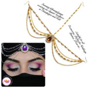 Madz Fashionz UK Beautybyaya Bridal Matha Patti Gold Champagne
