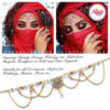 Madz Fashionz UK: Beautydosage Crystal Drop Titli Headpiece 2 Gold Clear