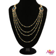 Madz Fashionz UK: Madhuri Chandelier Gold Turquoise Long Bridal Necklace