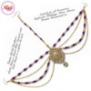 Madz Fashionz UK: Fatima Traditional Royal Blue Bridal Chandelier Matha Patti