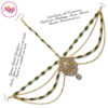 Madz Fashionz UK: Fatima Traditional Green Bridal Chandelier Matha Patti