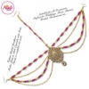 Madz Fashionz UK: Fatima Traditional Shocking Pink Bridal Chandelier Matha Patti