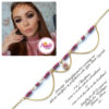 Madz Fashionz UK: Makeupbysanchez Bespoke Delicate Matha Patti Gold Pink Hot