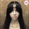 Madz Fashionz UK: Aairah Bespoke Matha Patti Headpiece Gold White Hair Tikka 2