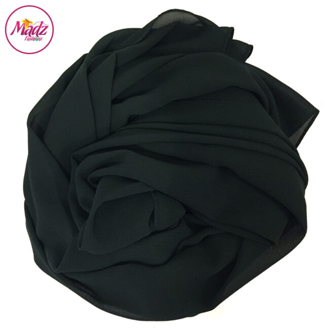 Madz Fashionz UK: Long Maxi Plain Chiffon Forest Green Muslim Hijabs Scarves Shawls