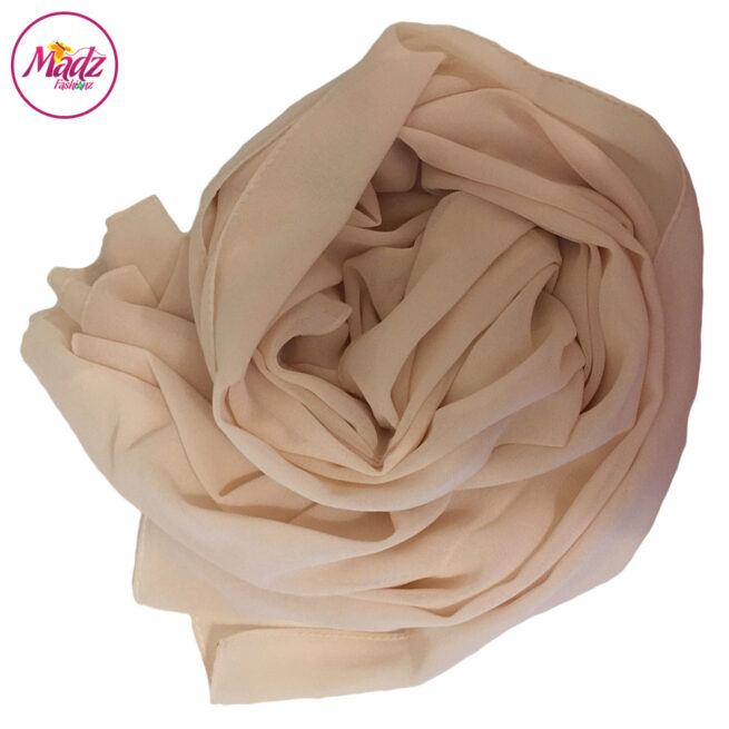 Madz Fashionz UK: Long Maxi Plain Chiffon Nude Muslim Hijabs Scarves Shawls