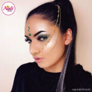 Madz Fashionz UK: Emeraldxbeauty Crystal Bridal Indian Nath Nose Ring Bollywood Indian
