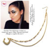 Madz Fashionz UK: Emeraldxbeauty Crystal Bridal Indian Nath Nose Ring Bollywood Indian Gold White