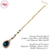 Madz Fashionz UK: Urvashi Rautela Kundan Crystal Stones Gold Maang Tikka Hair Tikka Gold Turquoise Blue