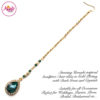 Madz Fashionz UK: Urvashi Rautela Kundan Crystal Stones Gold Maang Tikka Hair Tikka Gold Green Dark