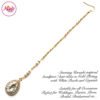 Madz Fashionz UK: Urvashi Rautela Kundan Crystal Stones Gold Maang Tikka Hair Tikka Gold White