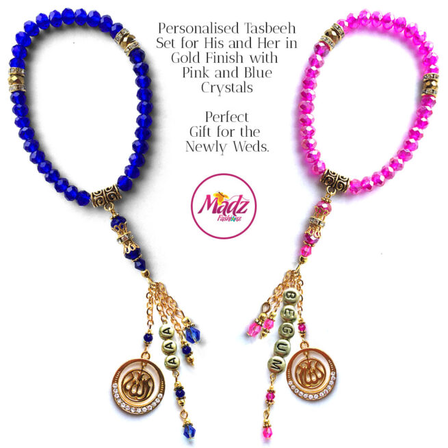 TSB97 – Tasbeeh (Blue and Pink His Her Set)