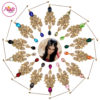 Madz Fashionz UK: Mahreen Inspired Chandelier Hijab Pin Hijab Jewels Stick Pins Gold Silver