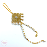 Madz Fashionz UK: Henna4u_Leicester Bridal Hand chain Slave Bracelet Kundan Gold 1