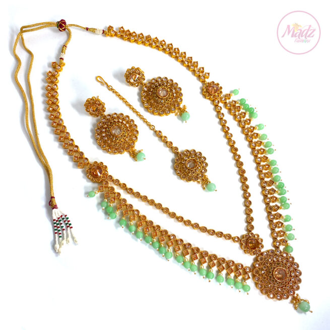 Safiya – Headpiece, Tikka & Earring Set 1