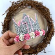 Silver Glitter Birthday Crown - MadZFashionZ UK