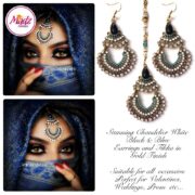 Madz Fashionz USA: beautydosage Hair Tikka Maang Tikka Earrings Set 2