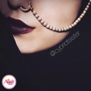 Madz Fashionz USA: Cypriotsister Pearl Indian Nose Ring Nath Bullaku Nathu Gold Silver