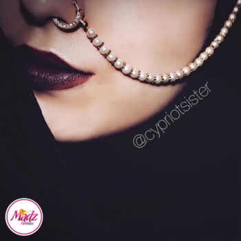 Nose Ring Chain Nath Indian Jewelry Jewellery Gold Plat Pierced Nose R –  Glam Jewelrys