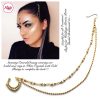 Madz Fashionz USA: Emeraldxbeauty Crystal Bridal Indian Nath Nose Ring Bollywood Indian Gold White