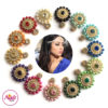 Madz Fashionz USA Sanya Ratanpal Kundan Headpiece Matha Patti Gold Pearled Black Blue Navy Green Mehndi Pink Purple Golden Orange Red White